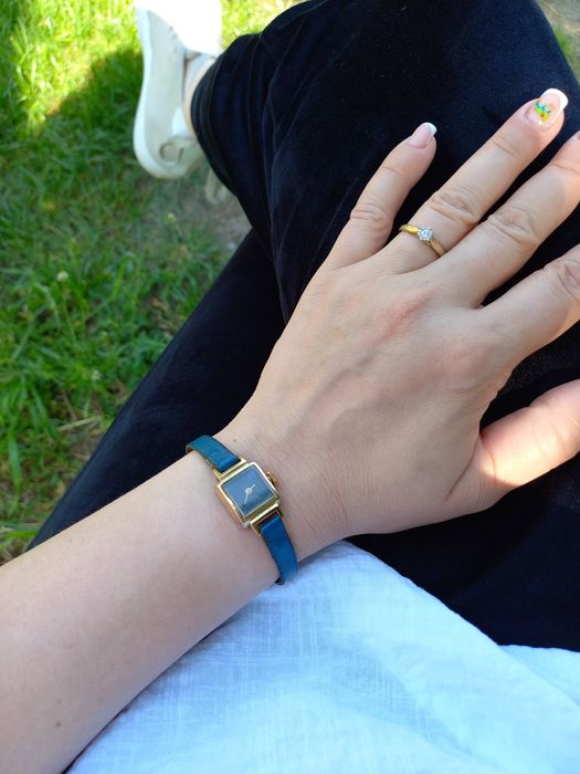 Zegarek umf ruhla vintage stary 20 mikronów naręczny sprawny