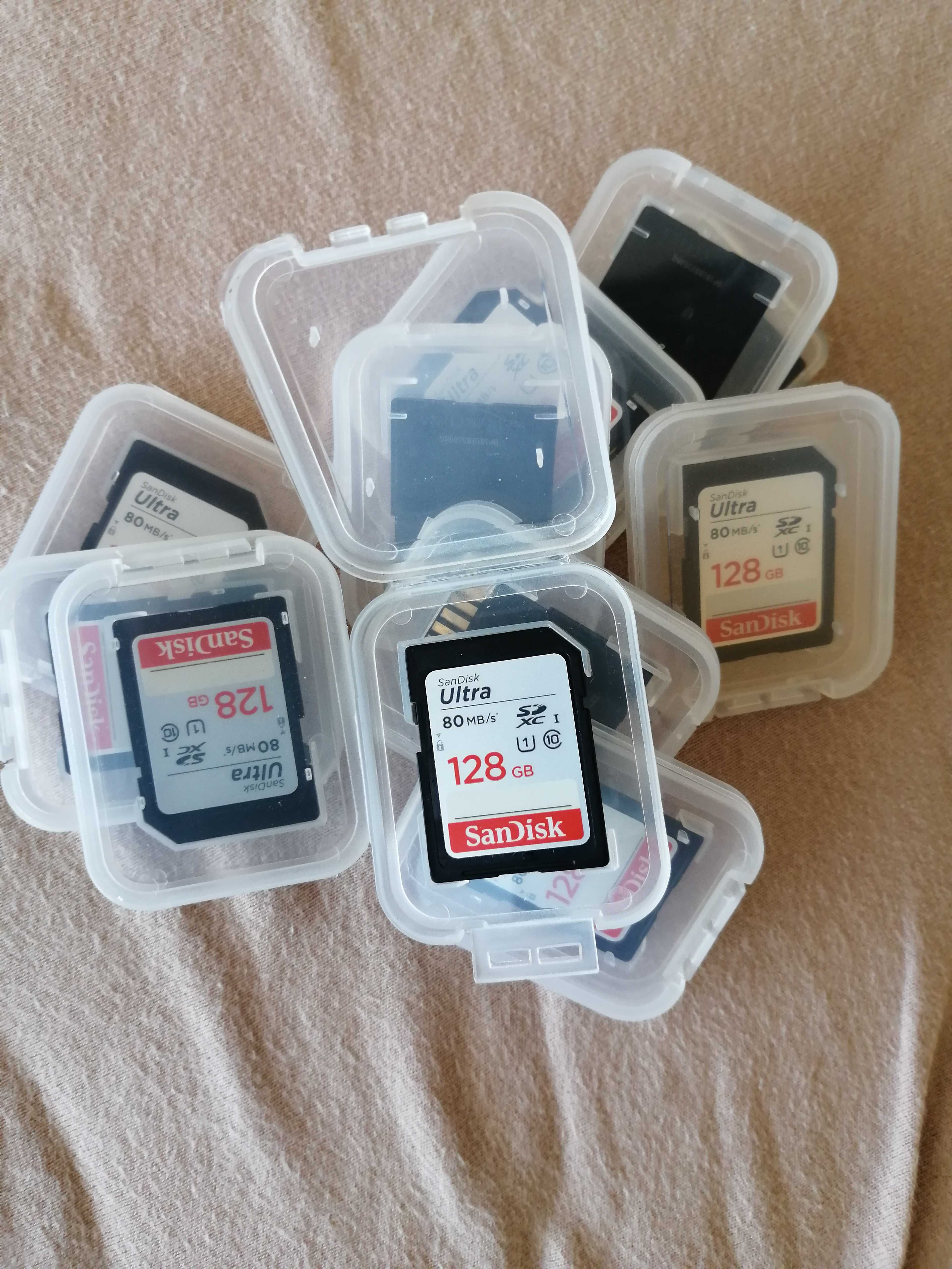 Okazja wyprzedaż- 92 kart SanDisk micro SD i SD - nowe, oryginalne