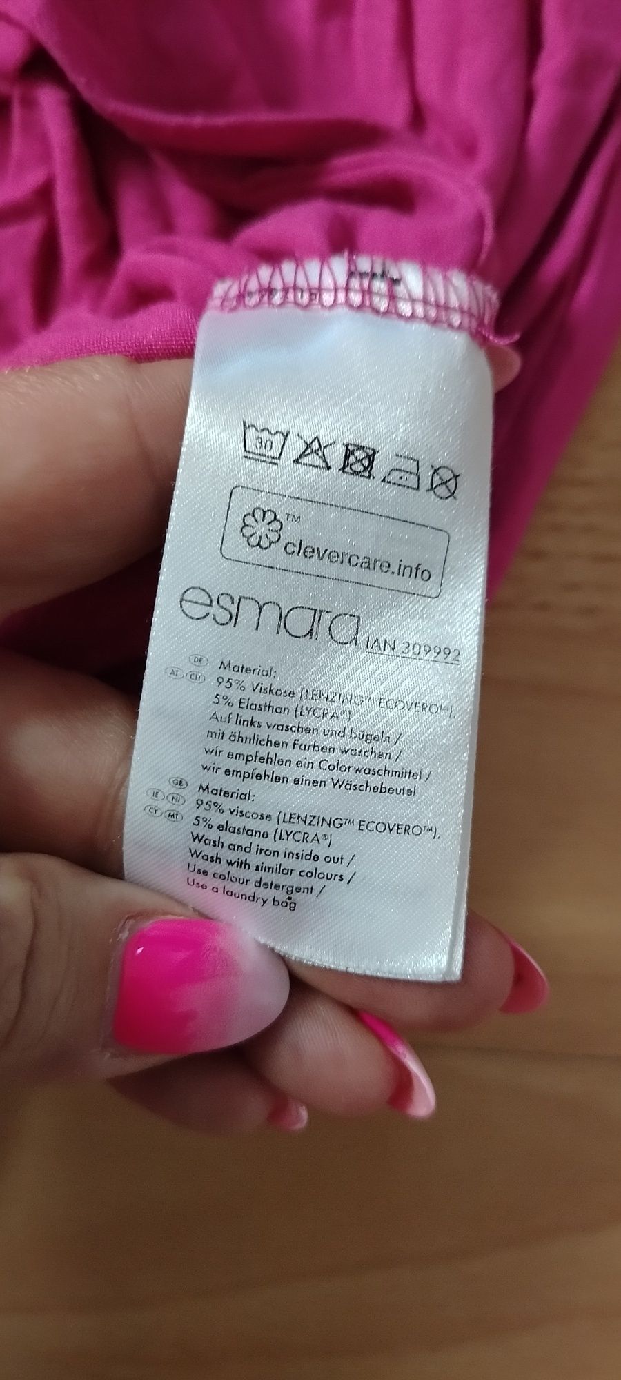 Ładna Duża Tuniko Sukienka Esmara viskoza 3XL stan idealny