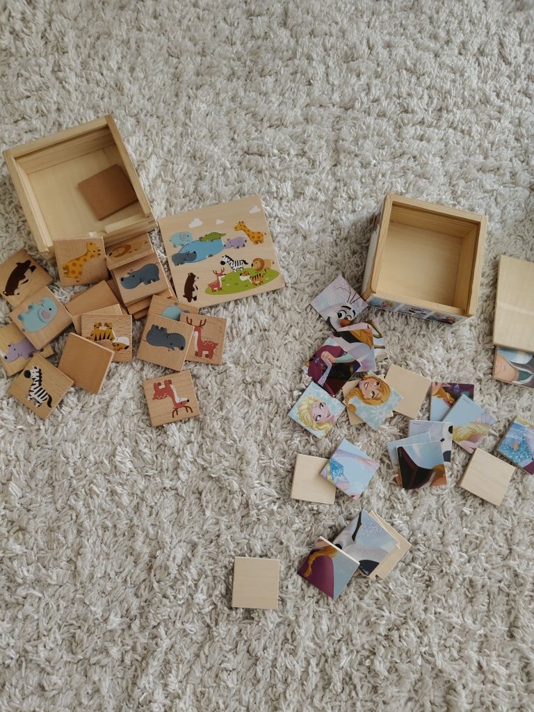 Zestaw puzzle Maxi gra trefl Pacynka książka memory Frozen gra