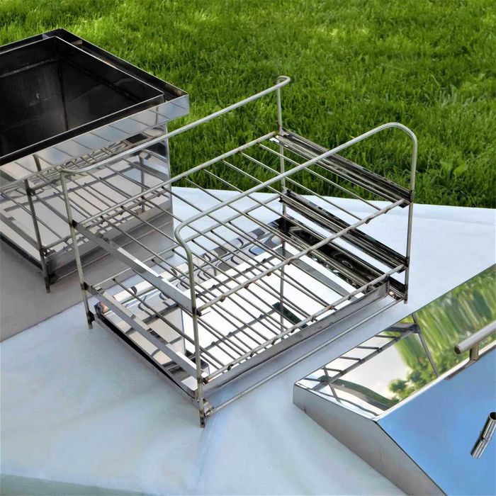 Коптильня НЕРЖАВІЙКА (AISI 430) з Гідрозатвором | Наложений платіж