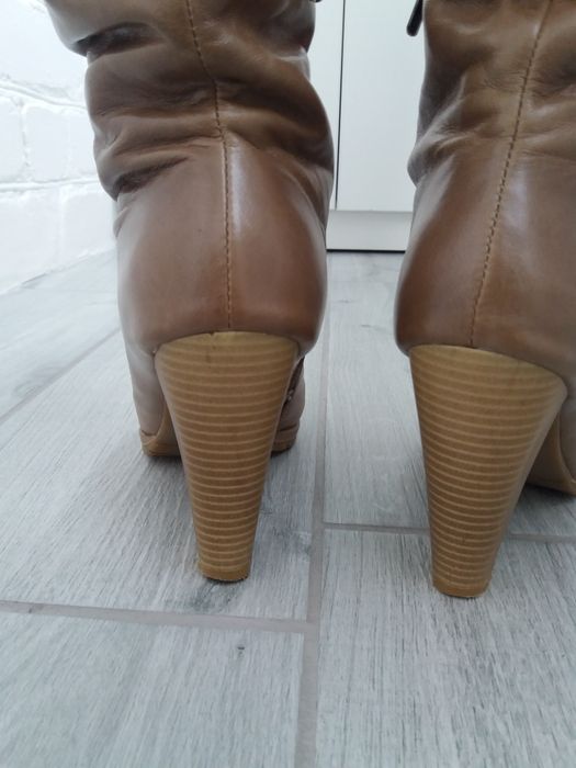 Сапоги зимние из натуральной кожи