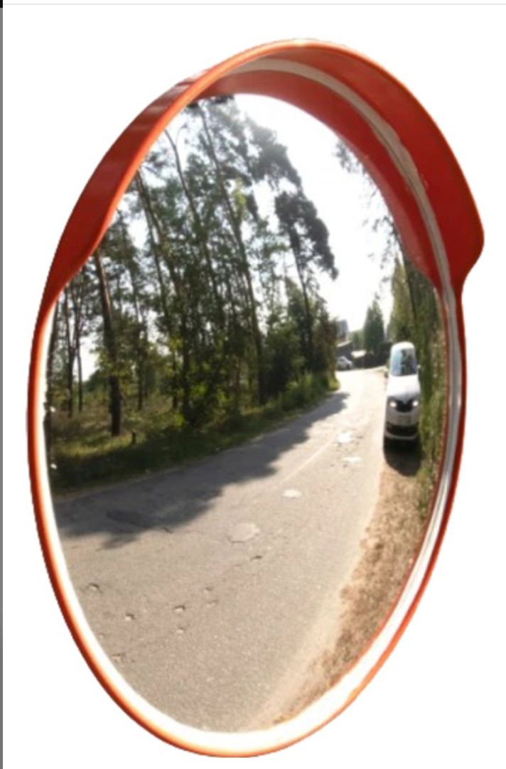 Зеркало полусфера для слепых зон
