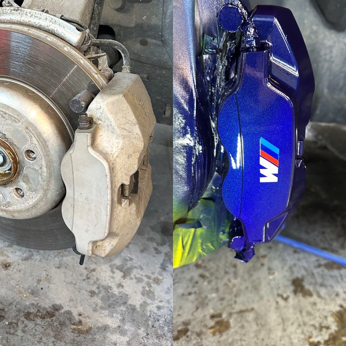 Покраска супортов тормозных дисков