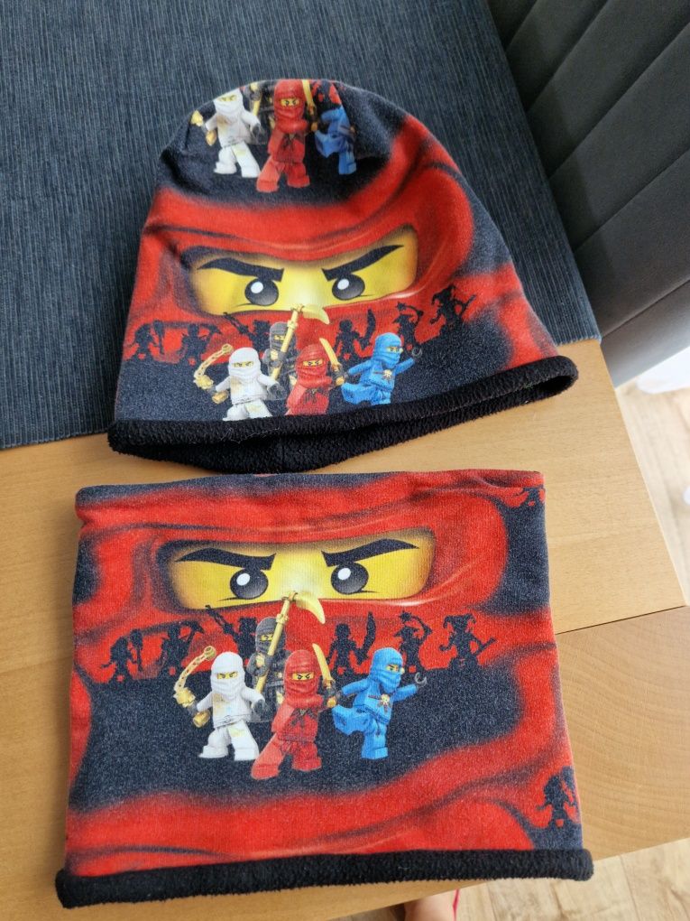 Ninjago czapka + komin jesień/zima