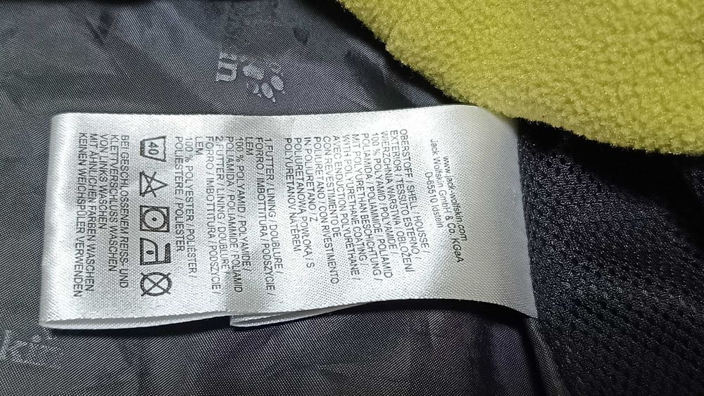 Damska kurtka 3w1 JACK WOLFSKIN TEXAPORE r.XL stan bardzo dobry