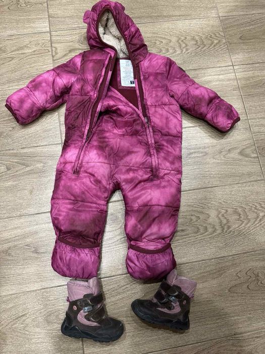 Зимовий комбінезон з чобітками