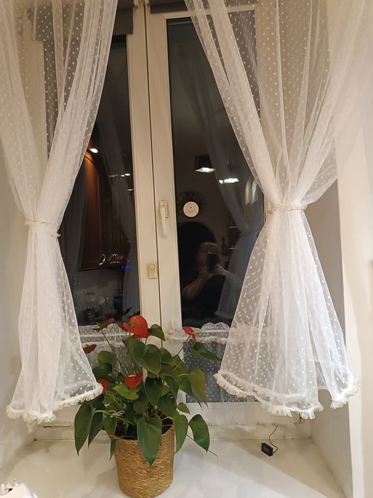 Przecudowny komplet firanka z zazdrostkami