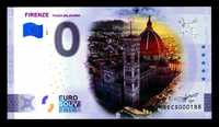 0 euro FIRENZE PIAZZA DEL DUOMO  kolor Włochy SECS 2020-1