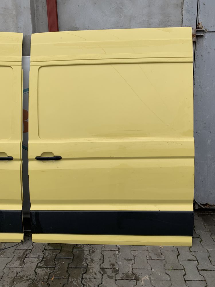 Двері бокові виїзні високі жовті Відсувні Крафтер новий VW Crafter 2