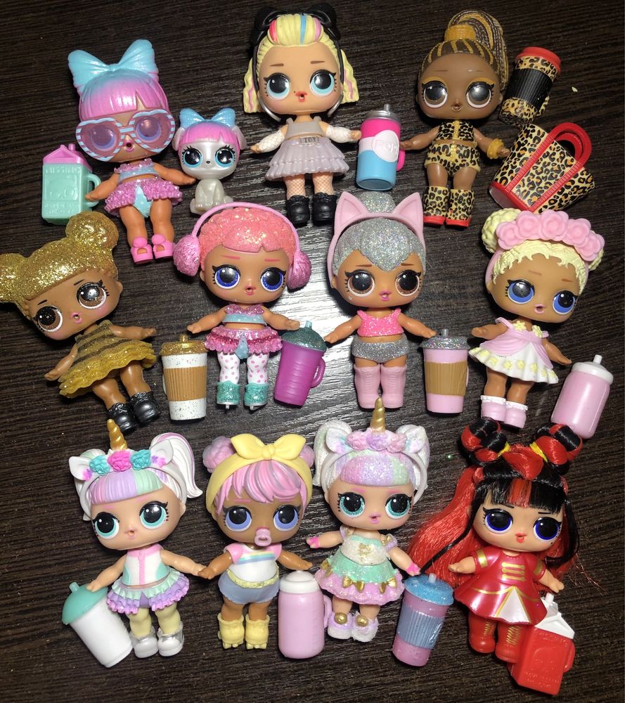 Куклы Лол lol unicorn Единорожка Пчела Китти Квин Фирс 80s bb