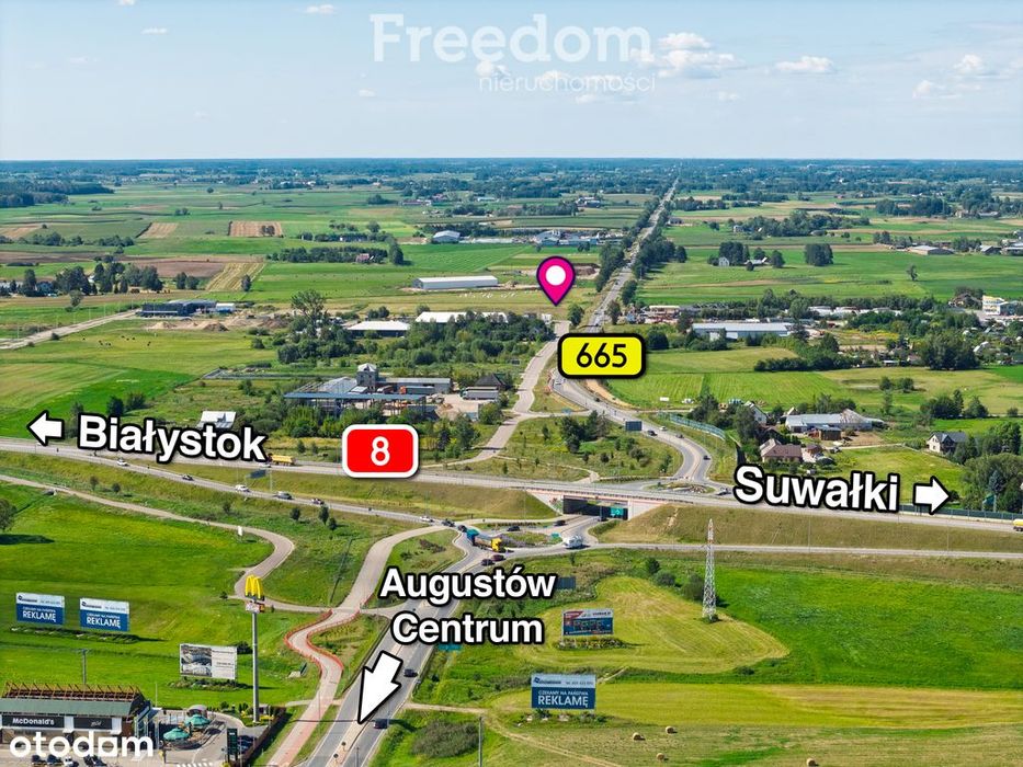 Teren inwestycyjny * UH/UPN/IE * Augustów * ASAG