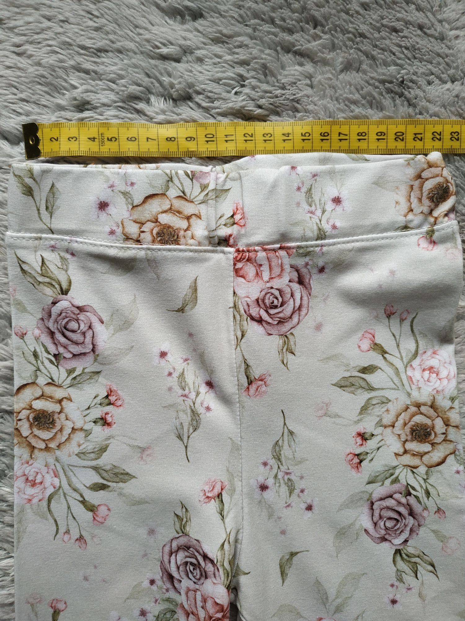 Nowe legginsy/kwiaty/print/handmade/prezent/By Julo/r.92/98