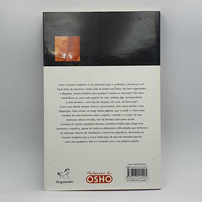 Livro - Osho - Farmácia Do Espírito - PAR4-SITE