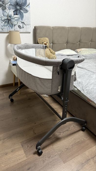 Приставне ліжко-люлька Kinderkraft Bea Navy