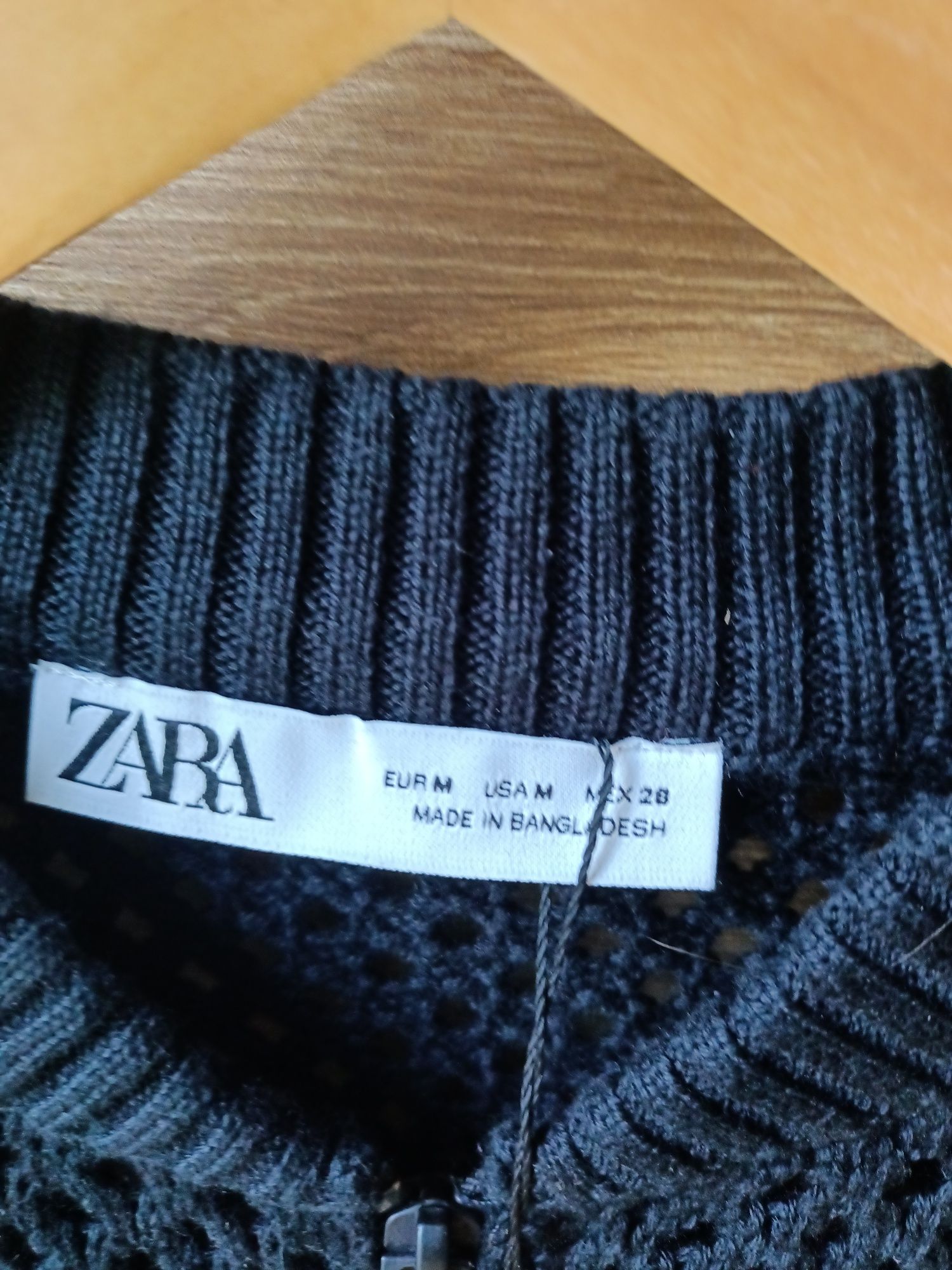 Ażurowy sweter swetr sweterek Zara