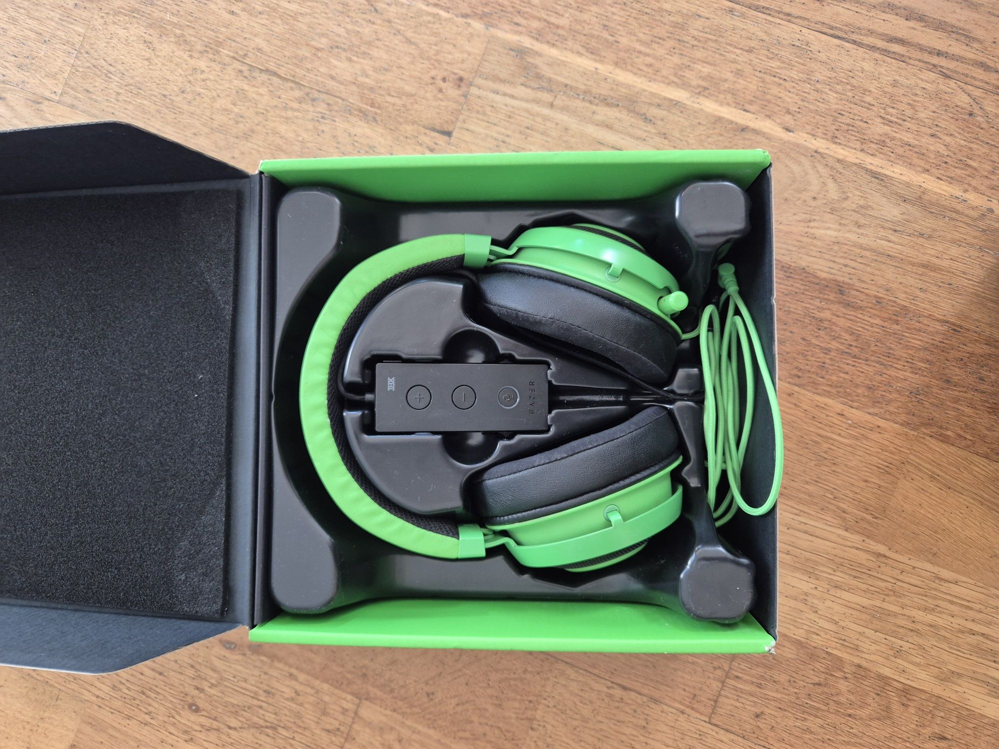 Słuchawki gamingowe przewodowe Razer Kraken zielone