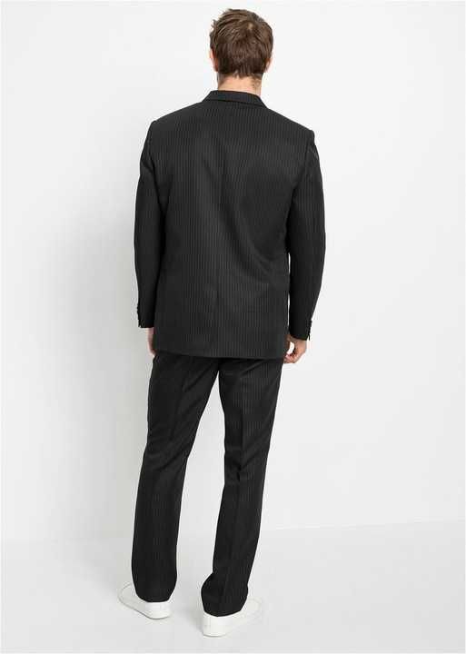 nowy Garnitur męski czarny elegancki 64