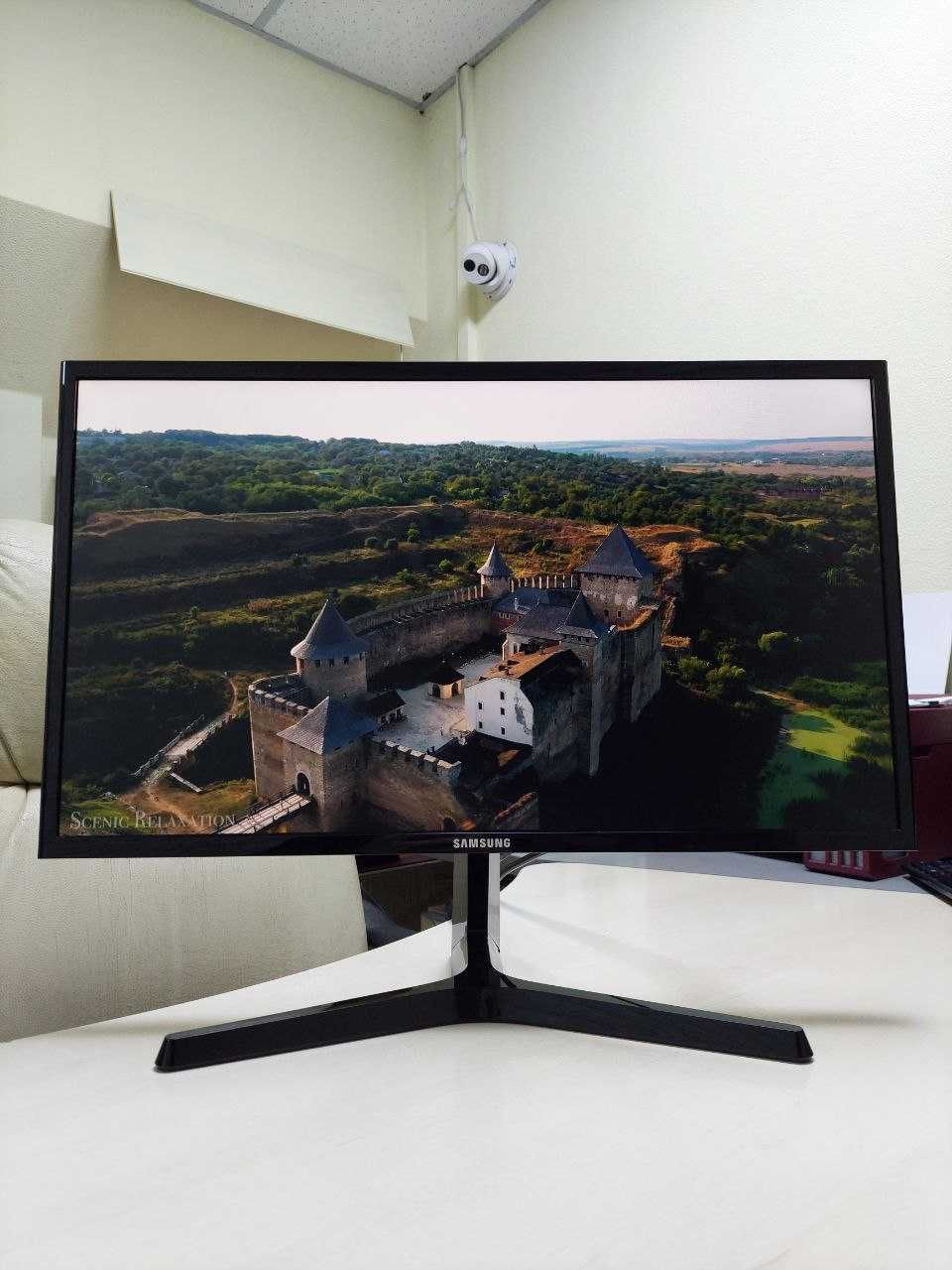 Монітор 24" Samsung S24F356F FullHD, PLS-матриця, LED, HDMI, VGA