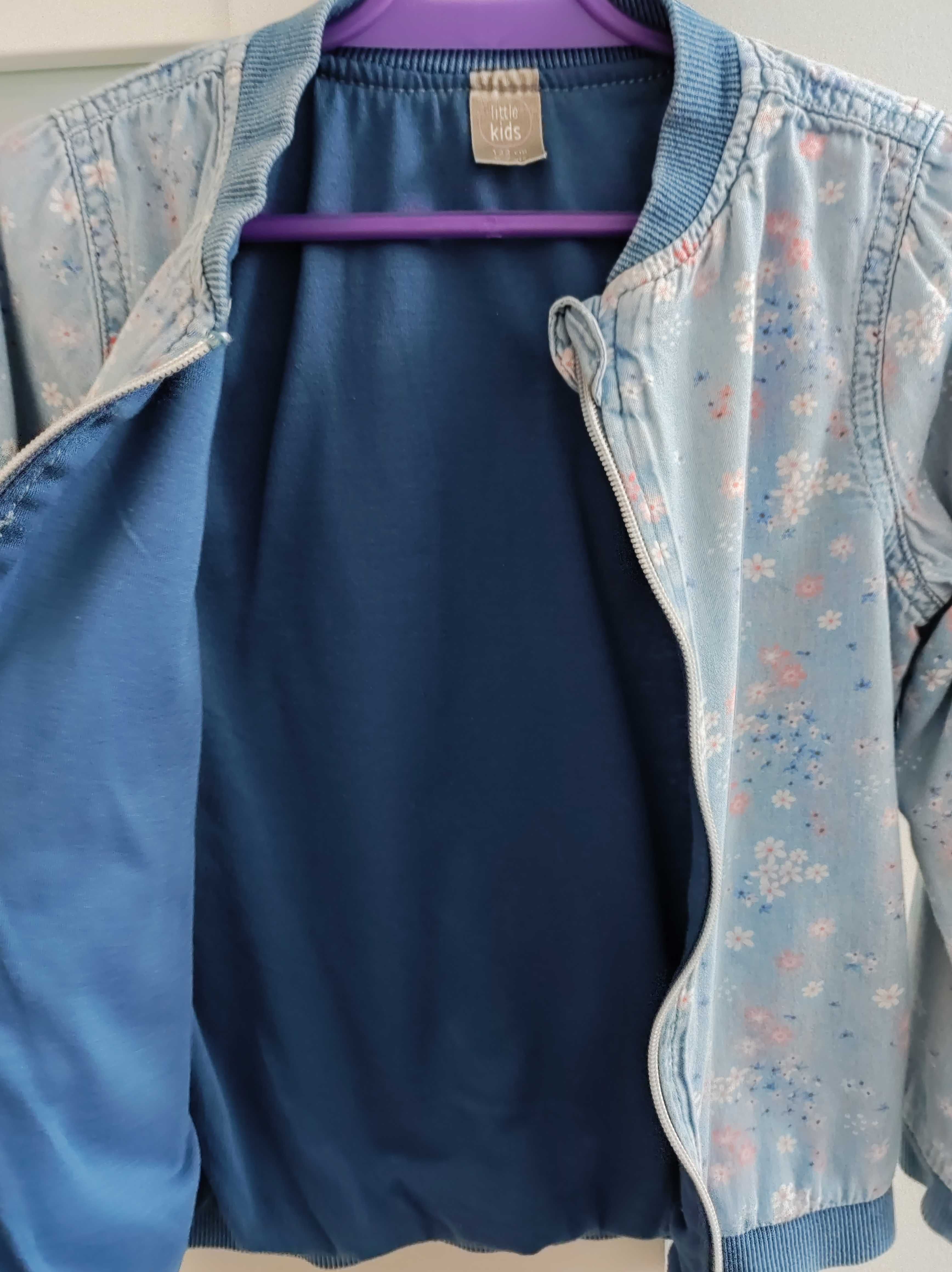Bluza bez kaptura na zamek r. 122