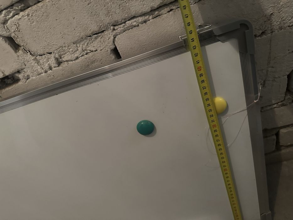 Tablica suchościeralna do pisania mazakiem 60x45cm