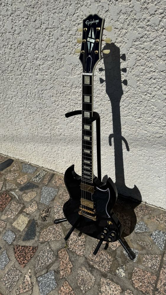 Epiphone SG Custom Ebony + Softcase Epiphone