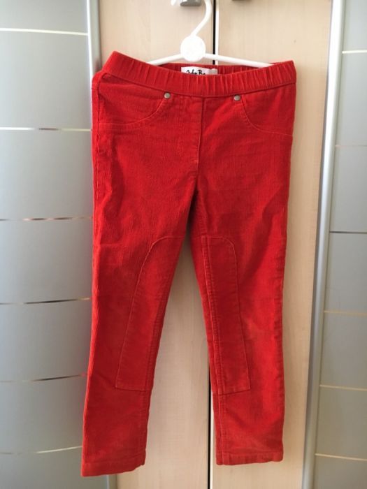 Вельветовые брюки на девочку