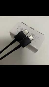 Type C to Type C USB Cable Line Black
