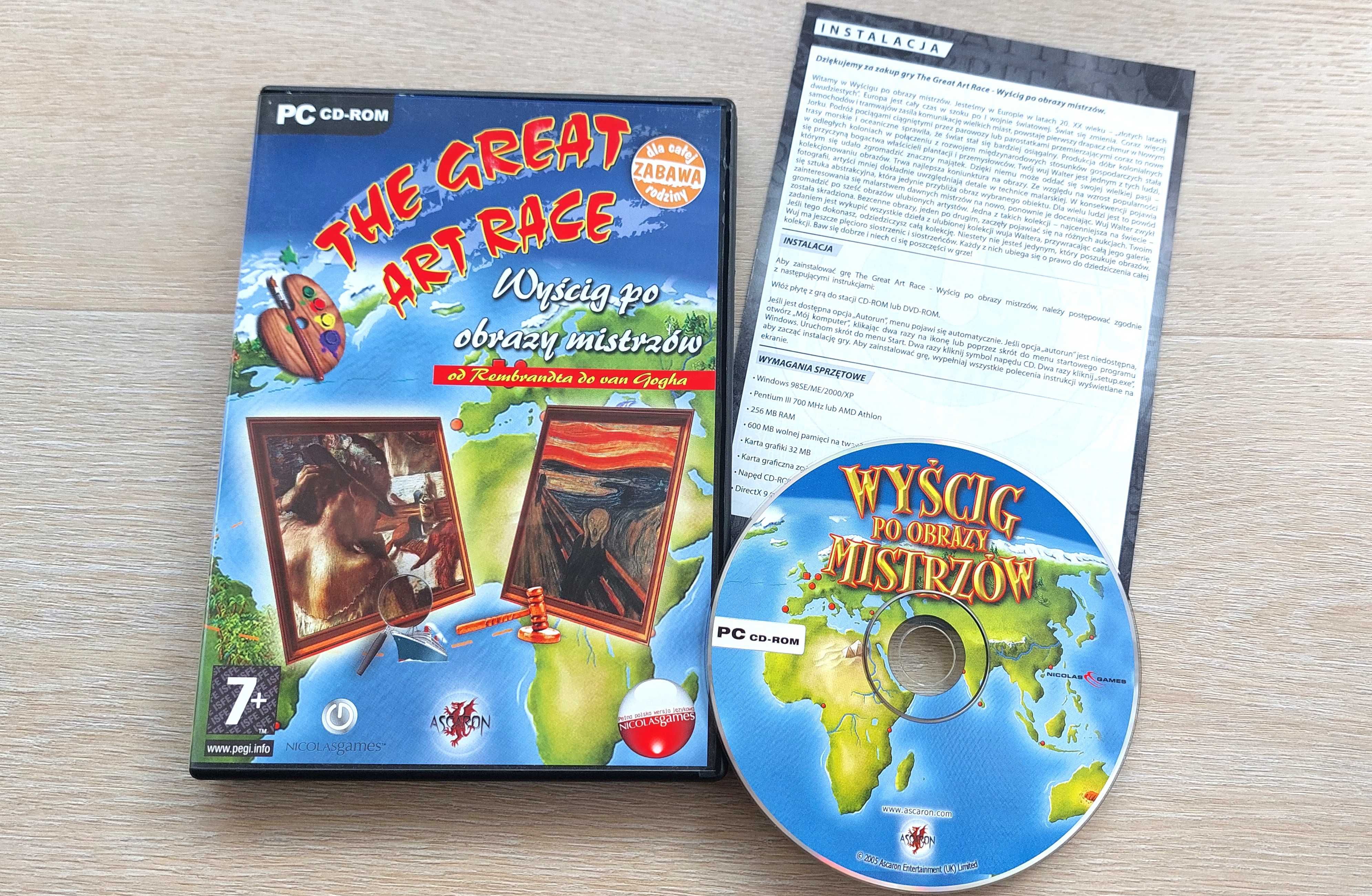 The Great Art Race Wyścig po obrazy mistrzów [PC] (POLSKA WERSJA)