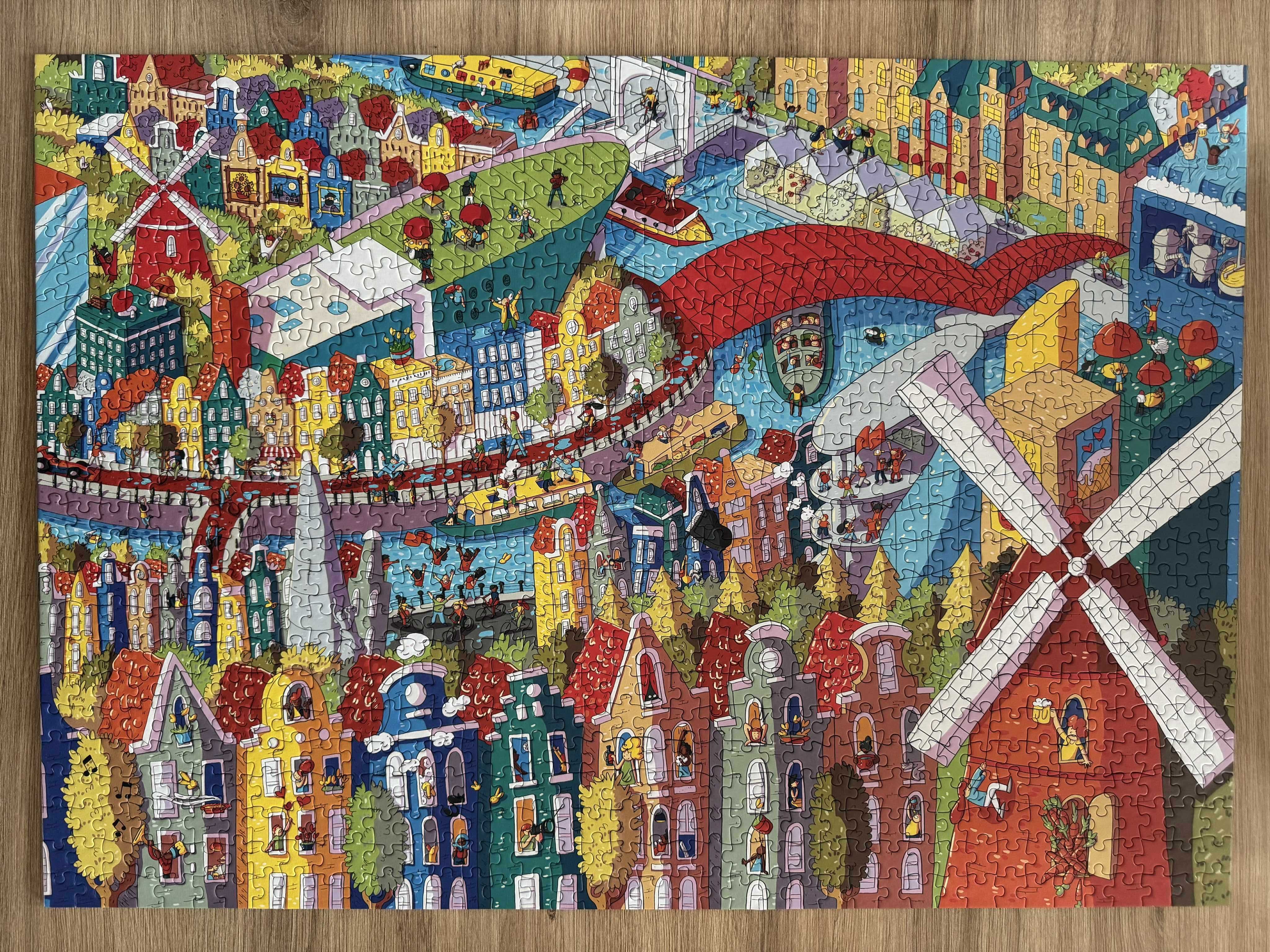 Puzzle 1000 Trefl Eye-Spy Imaginary Cities Amsterdam