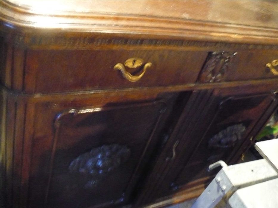 Antyk kompletny zestaw z zegarem stojącym