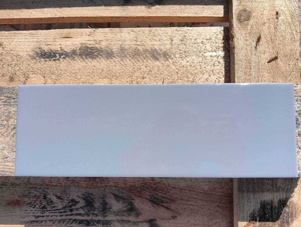 Глянцевая плитка Кабанчик на Фартук Уолл Белая, Серая, Черная 10x30 см
