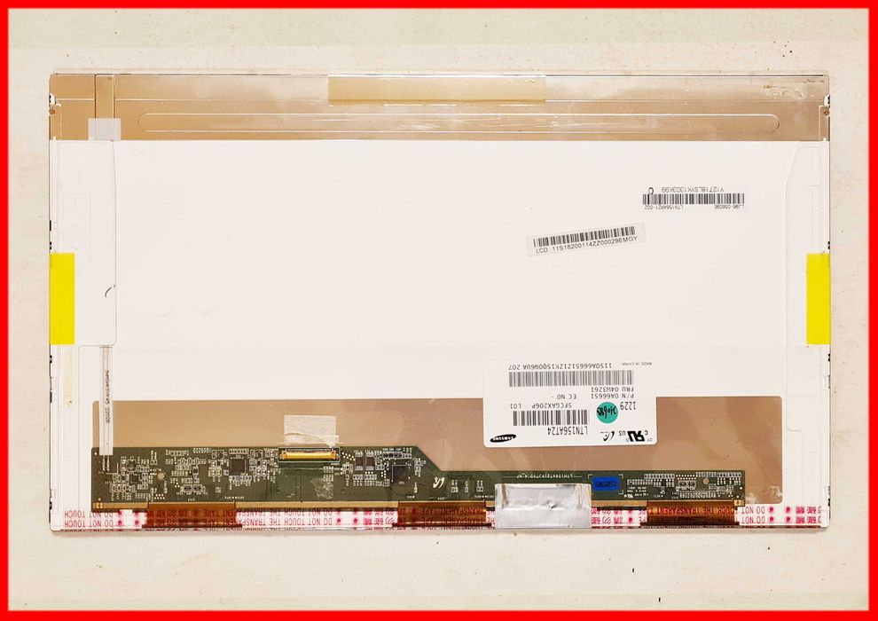 15,6 40 pin LTN156AT24 и LP156WH4 - N156BGE-L11, N156B6, B156XW02 матр