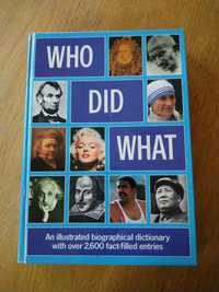 Who did What angielski ilustrowany słownik biograficzny