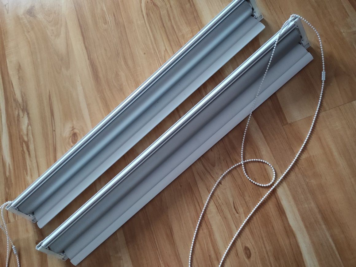 Dwie Rolety Thermo Silver w kasecie 67 cm