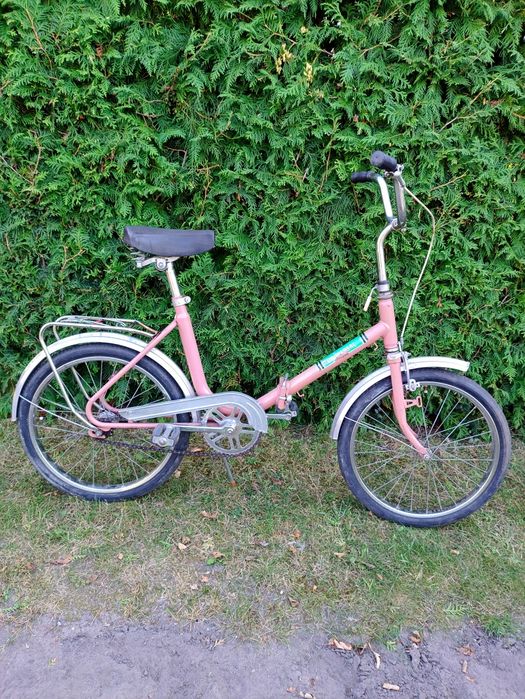 Rower składak PRL Uniwesal Wigry Jubilat 20" sprawny składak składany