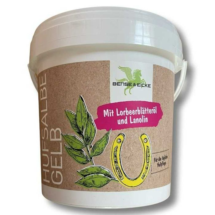Smar do kopyt konia z olejkiem laurowym żółty 1L naturalny