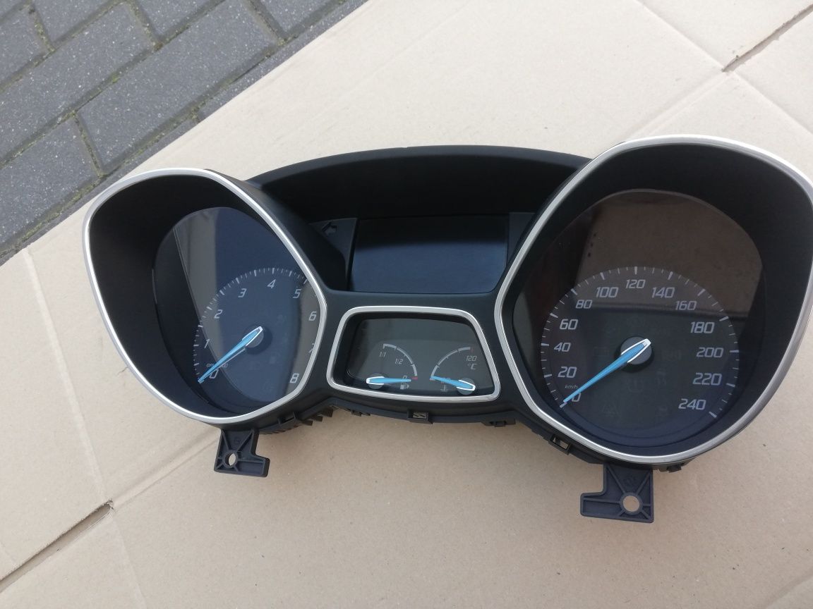 Licznik zegary Ford Focus mk3 III C-max mk2 Kuga benzyna duży wyświetl