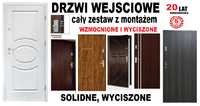 Drzwi z MONTAŻEM ,zewnętrzne ,WEJŚCIOWE do mieszkania-wewnątrzklatkowe