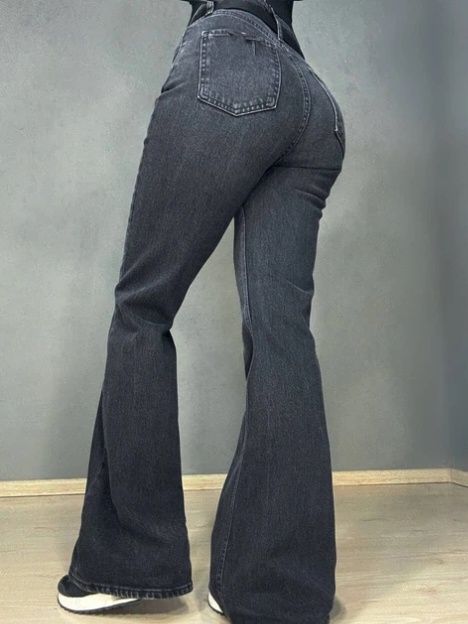 Джинси стреч кльош на високу 30р М-Л Zara