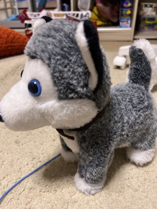 Дитяча інтерактивна інрашка цуценя, собака на повідку