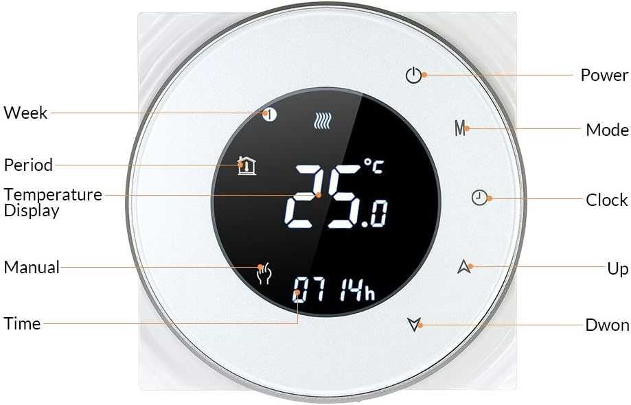 Decdeal Wi-FI Programowalny termostat