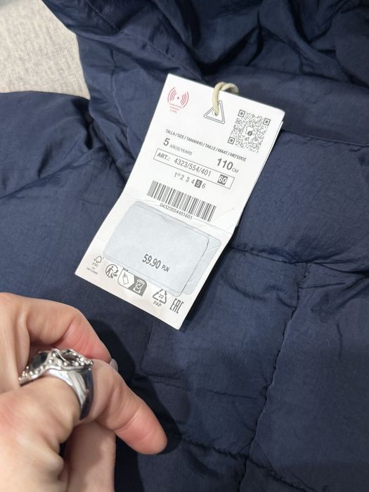 Zara зимова куртка 110, zara зимняя куртка 110