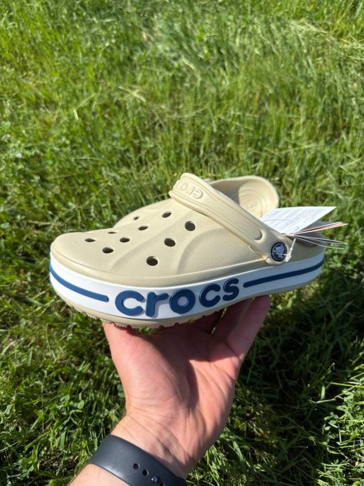 Крокси чоловічі мужские кроксы crocs bayaband grey сірі кокси 36-45
