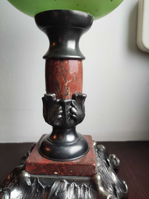 Stara francuska lampa naftowa XIX w nr 43