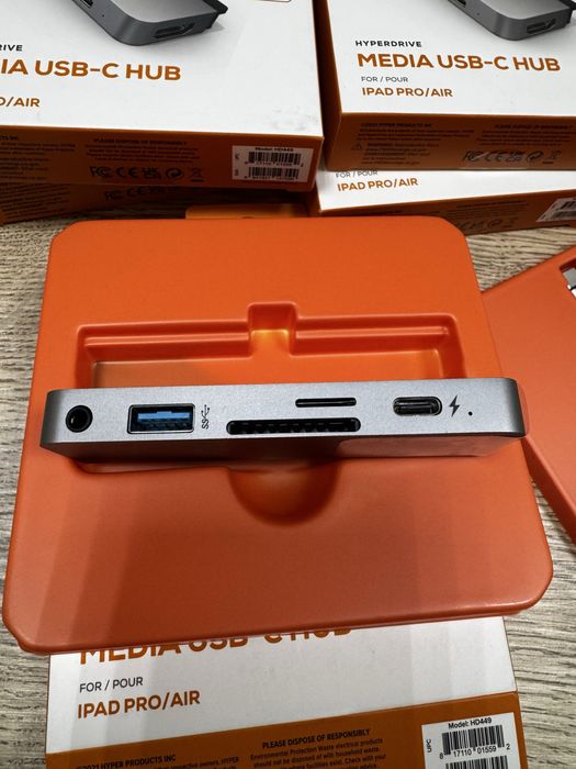 USB-хаб Hyper HyperDrive 6-in-1 USB Type-C Media Hub Silver