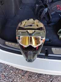 Kask Alpinestar plus gogle 100