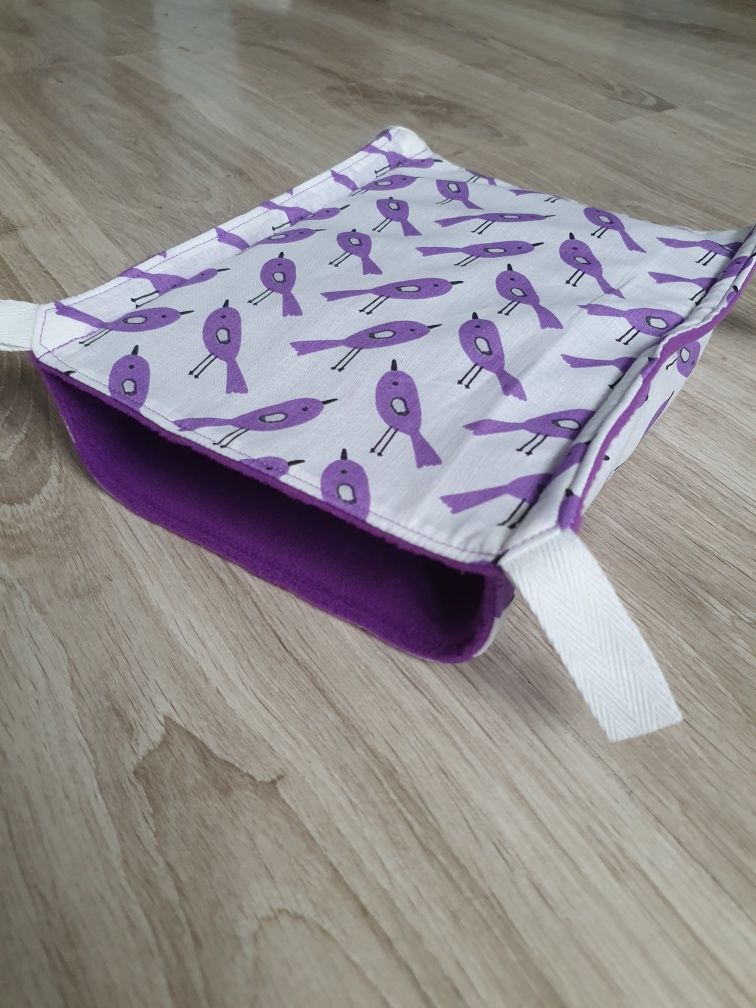 Hamak do klatki w ptaszki 25x20