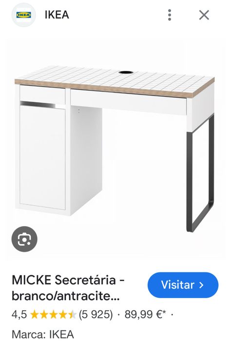 Secretaria Micke Ikea