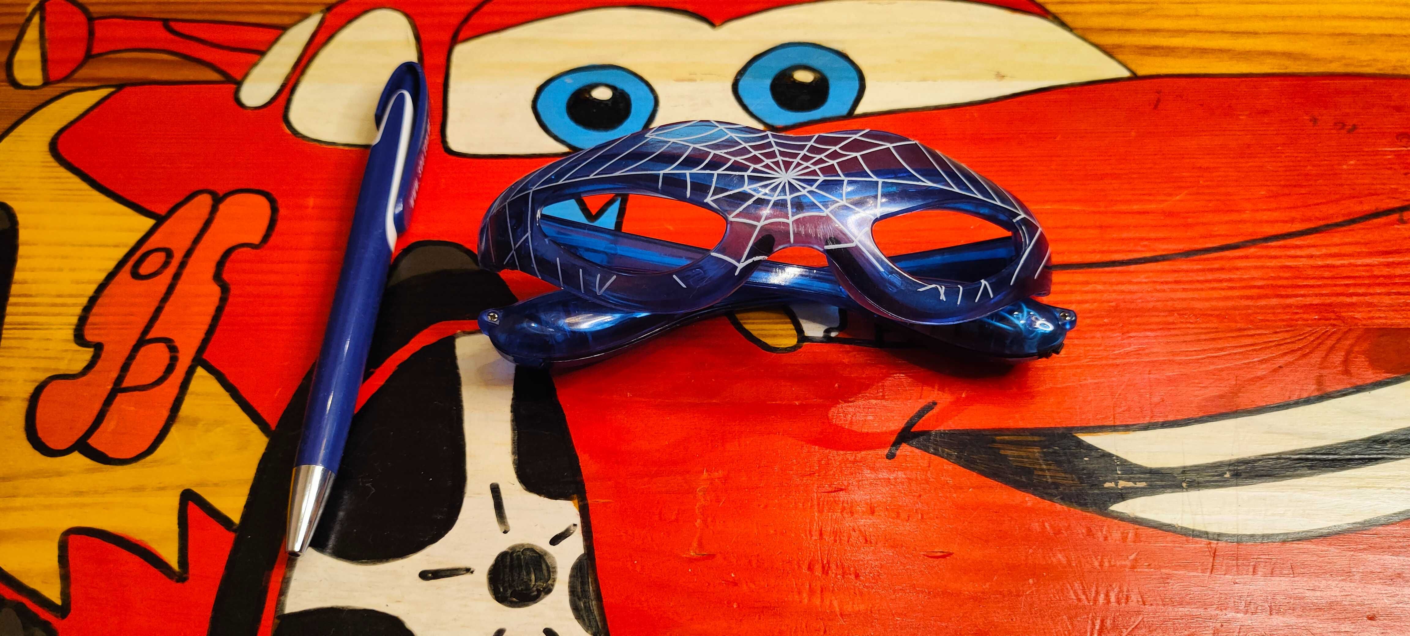 Zabawkowe okulary dla dzieci, Spiderman, świecą, 3 tryby świecenia